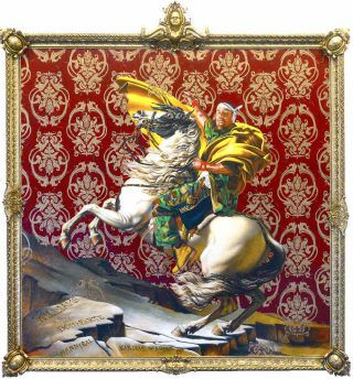 Kehinde Wiley, Napoleon Leading the Army over the Alps, 2005.