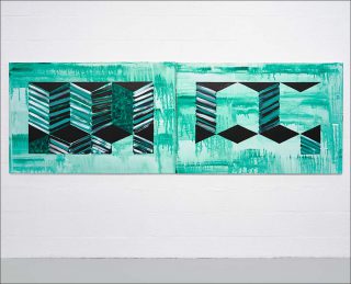 Lubaina Himid, Shutters Only Hide the Sun, série Zanzibar, 1999.