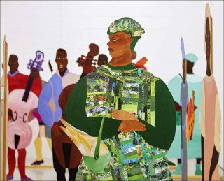 Lubaina Himid, Naming the Money (détail), 2004.