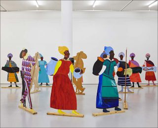 Lubaina Himid, Naming the Money (détail), 2004.