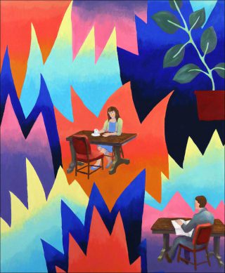 Anne Brégeaut, Edward’s cafe (détail), 2018.