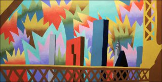 Anne Brégeaut, Queensborough bridge (hommage à Charles Cheeler), 2017.