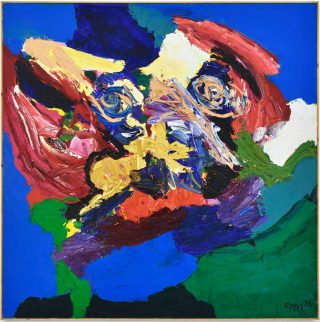 Karel Appel, Visage-Paysage no.3, 1976.