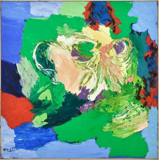 Karel Appel, Visage-Paysage no.8, 1977.