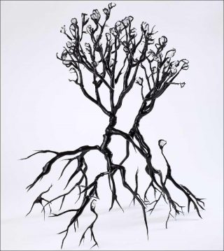 Julie Legrand, Noir mon cœur, noires les ronces, 2018