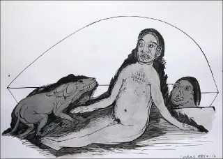 Abraham Hadad, Couple, 2017.