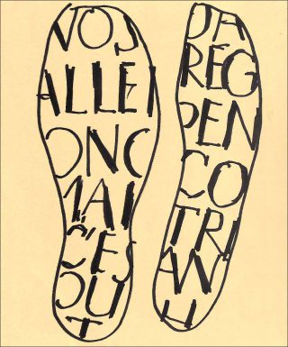 Raoul Hausmann, Sans titre, 1963.