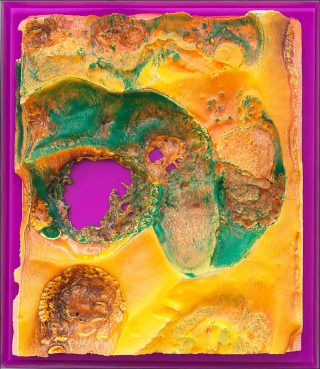 Anita Molinero, Croûûûte Criarde (liquitexée), 2016.