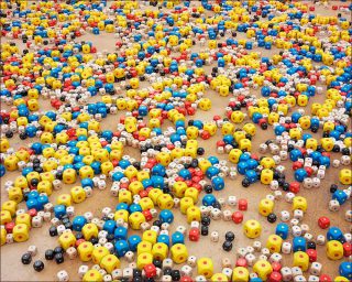 Robert Filliou, Eins. Un. One... (détail), 1984.