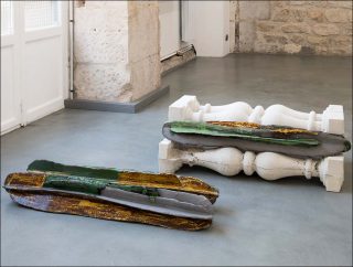 Isa Melsheimer, Neon-West, 2019.