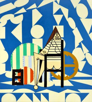 Farah Atassi, Model in Studio 2, 2019.