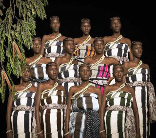 Omar Victor Diop, La guerre des femmes - 1929 - 2016, série Liberty, 2016.