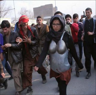 Kubra Khademi, Armor, 2015.