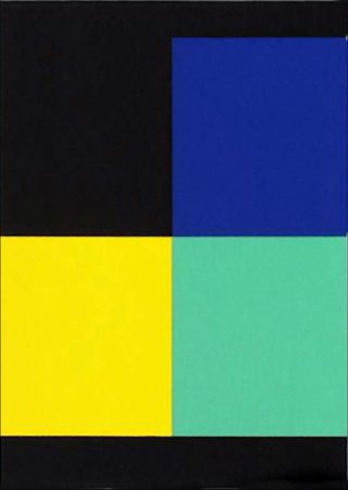 Aurélie Nemours, Angle noir, 15/99, 1992.