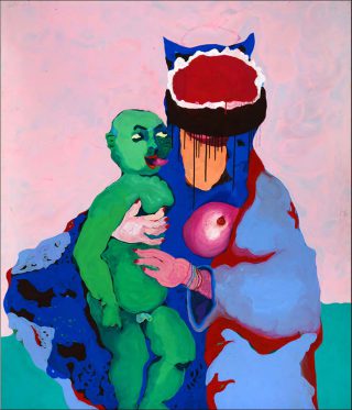 Eugénie Bachelot-Prévert, La Vierge à l’enfant, 1998.