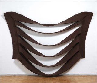 Robert Morris, Wall Hanging (Pièce de feutre suspendu au mur, Felt Piece), 1969 - 1970.