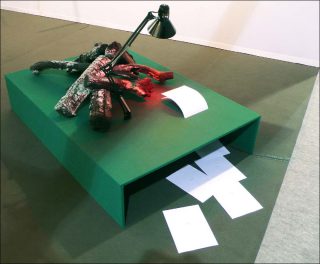 Olivier Nottellet, L'imprimante (le feu éteint), 2008.