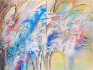 Lise Roussel, Les roseaux, 2019.