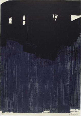 Pierre Soulages, Lithographie n° 23, 1969.