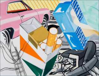 David Salle, Shining in All Directions, 2019.