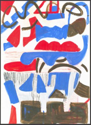 Shirley Jaffe, Sans titre, circa 1980.