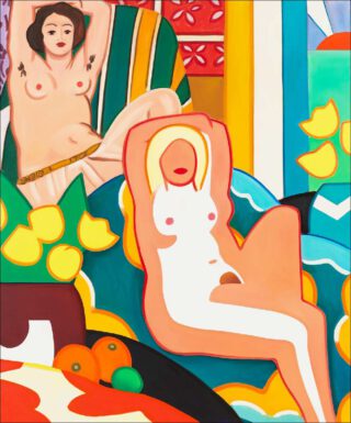 Tom Wesselmann, Sunset Nude with Matisse Odalisque, 2003.