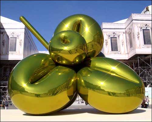 Jeff Koons Versailles Dans le château de Versailles, Jeff Koons atteint une cote dans le ...