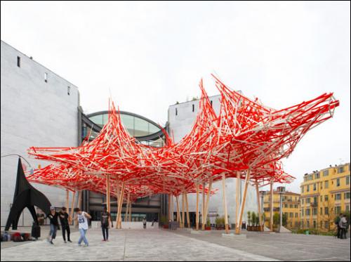 arne quinze sculpture epémère